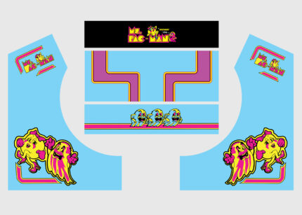 MsPacMan Bartop Arcade Cabinet Skin