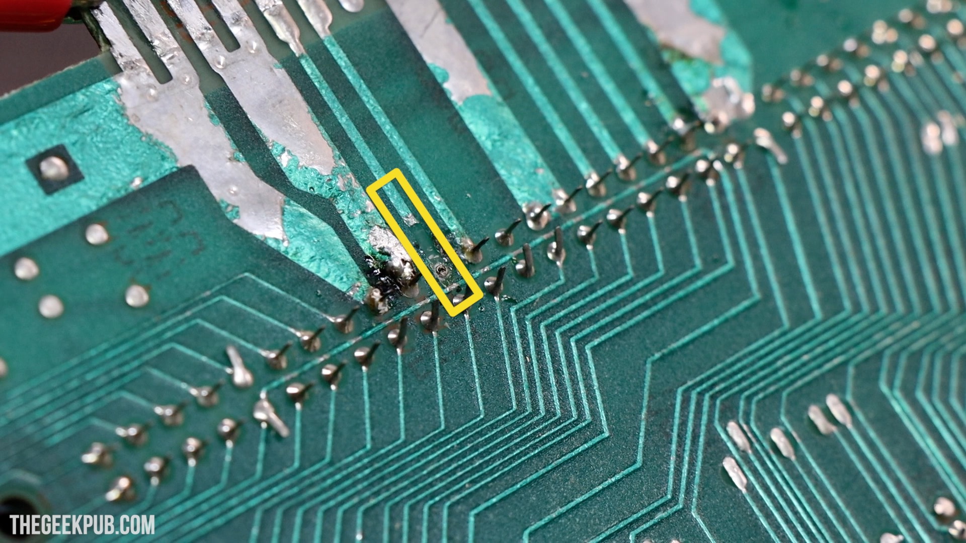 Space Invaders broken trace