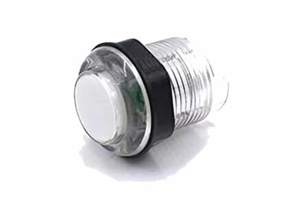 White Arcade Button by The Geek Pub