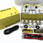 White-White 2 Player Arcade Controls Kit by The Geek Pub